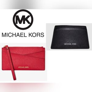 🔥NEW MICHAEL KORS WALLET & EUC MK CARD CASE